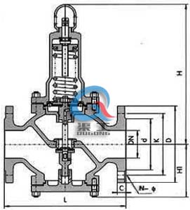 第二代減壓穩壓閥 (結構圖)